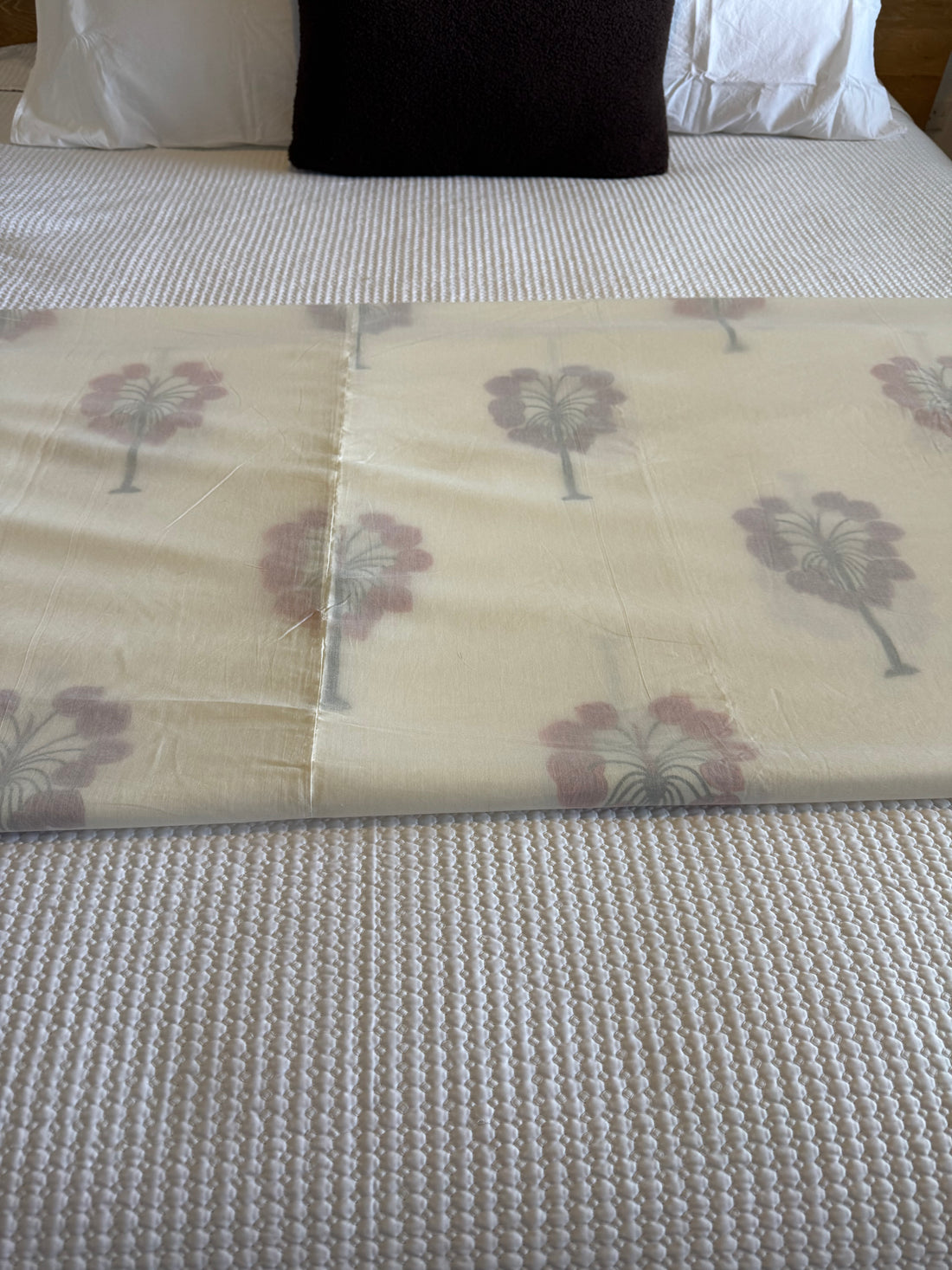 Pure cotton hand Printed bedspread