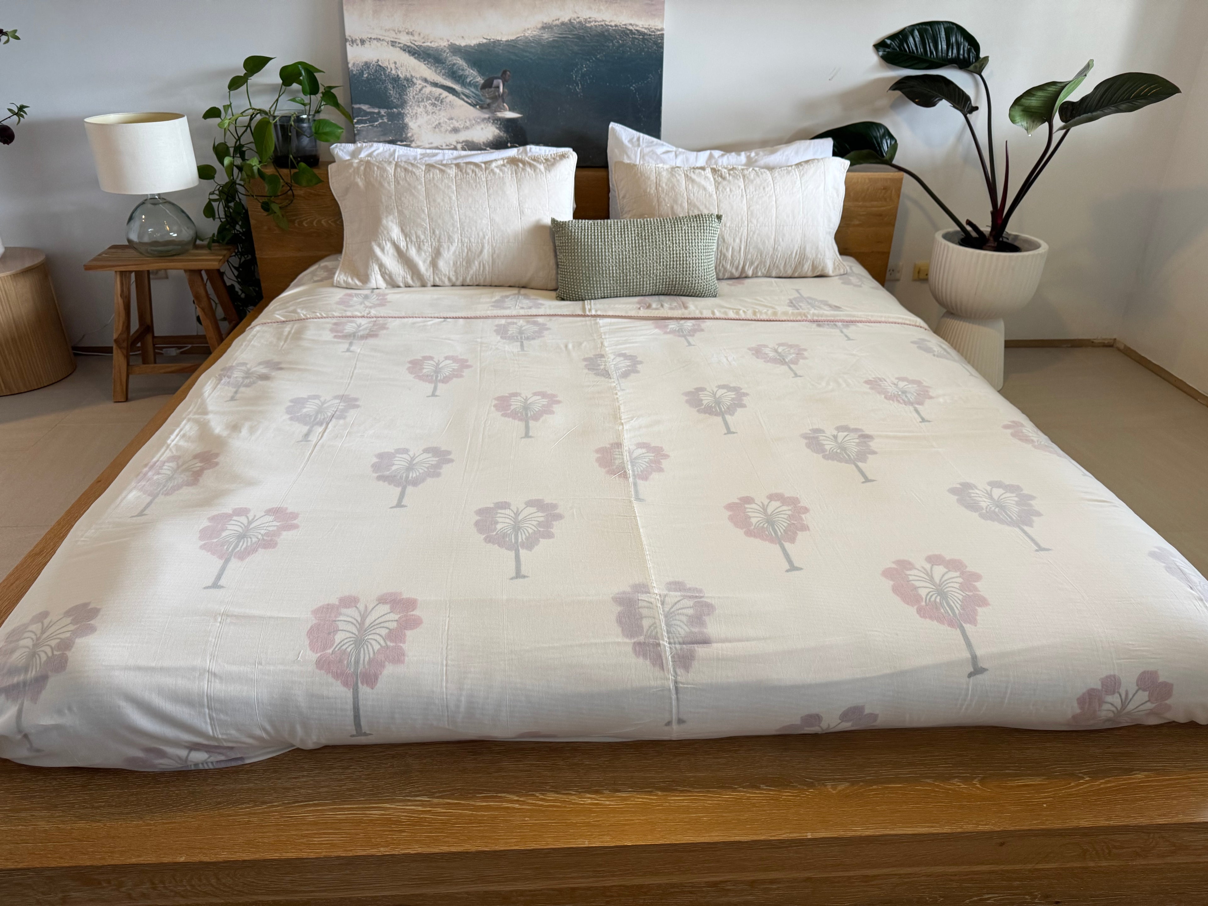 Pure cotton hand Printed bedspread