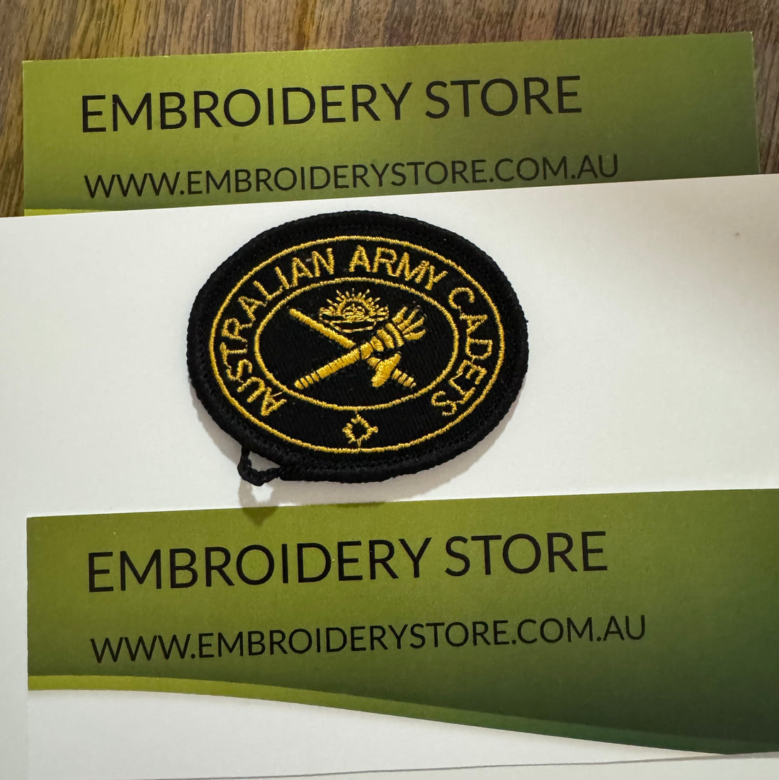 AUSTRALIAN ARMY CADETS AAC BISCUIT BLACK