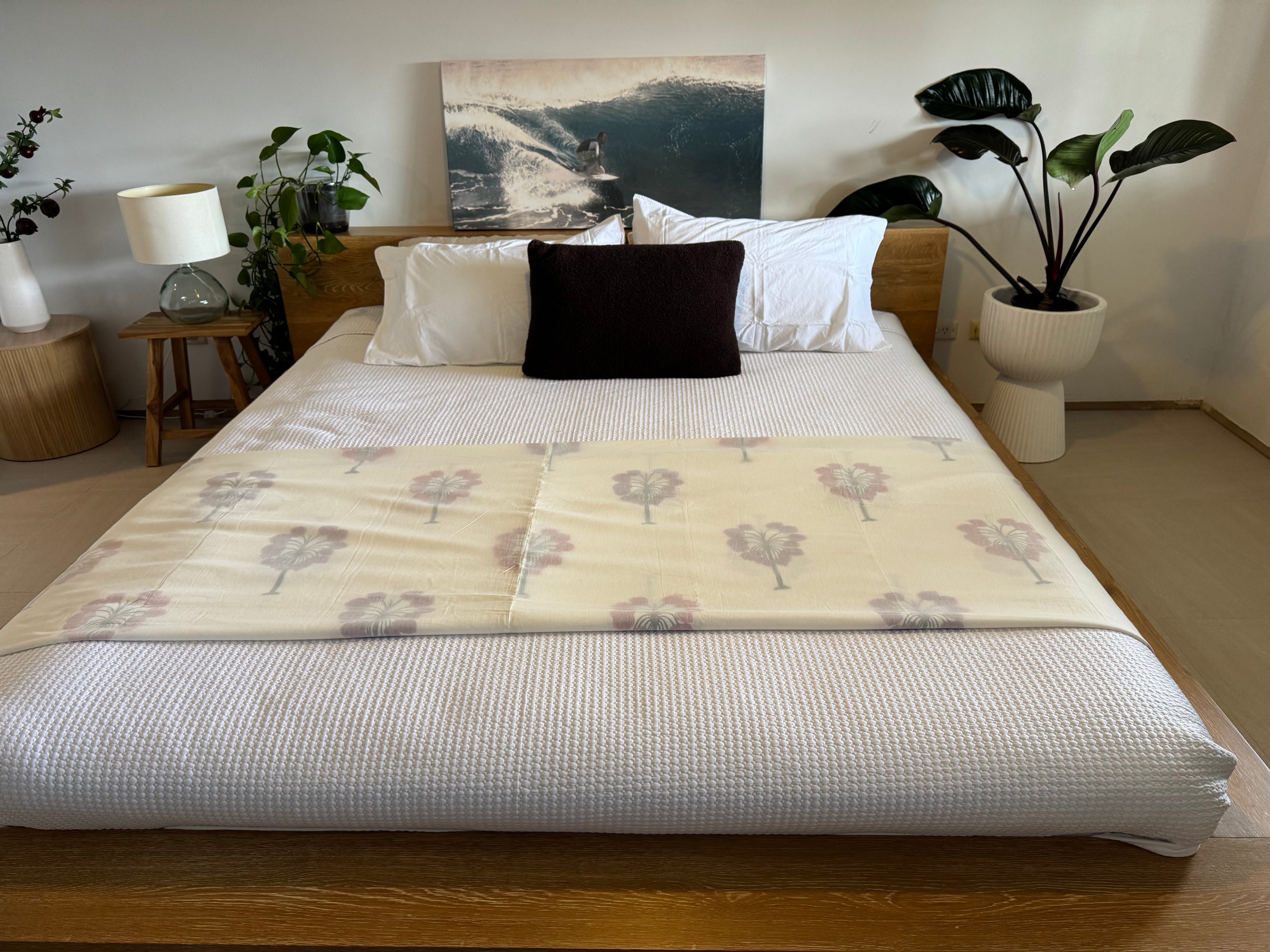 Pure cotton hand Printed bedspread
