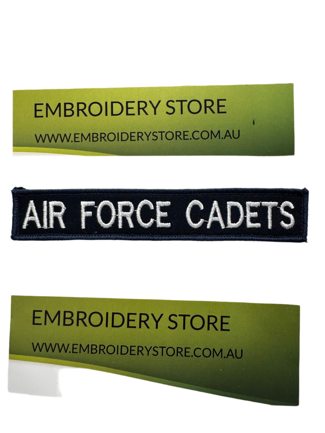 AIR FORCE CADETS WHITE ON BLUE