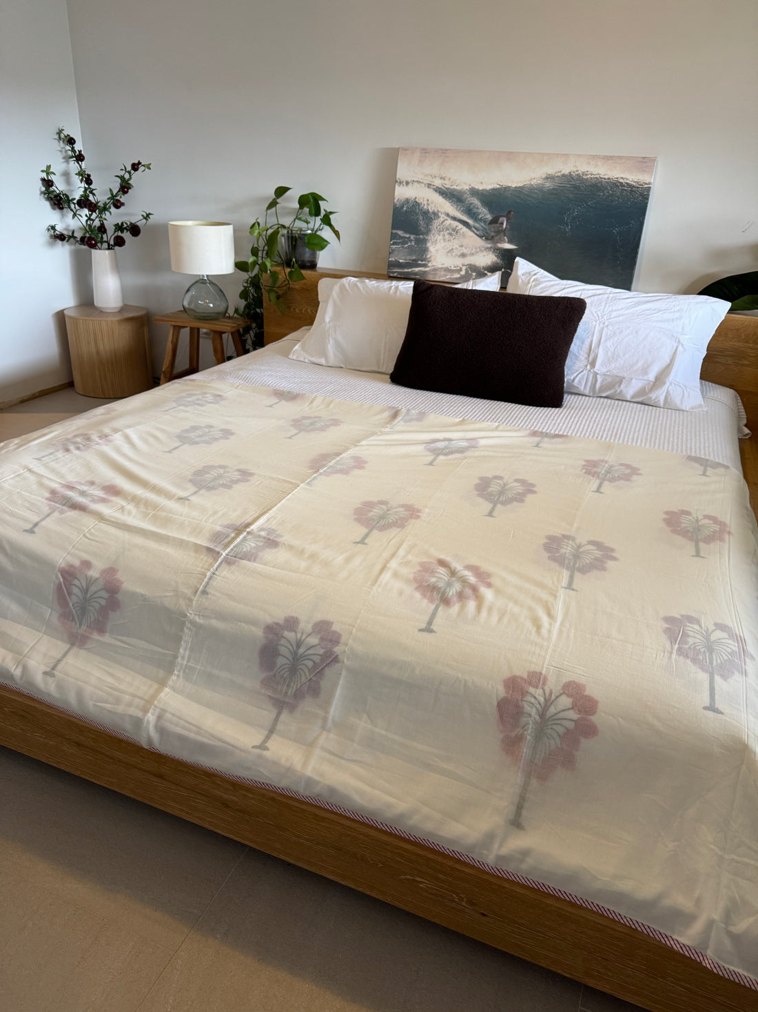 Pure cotton hand Printed bedspread