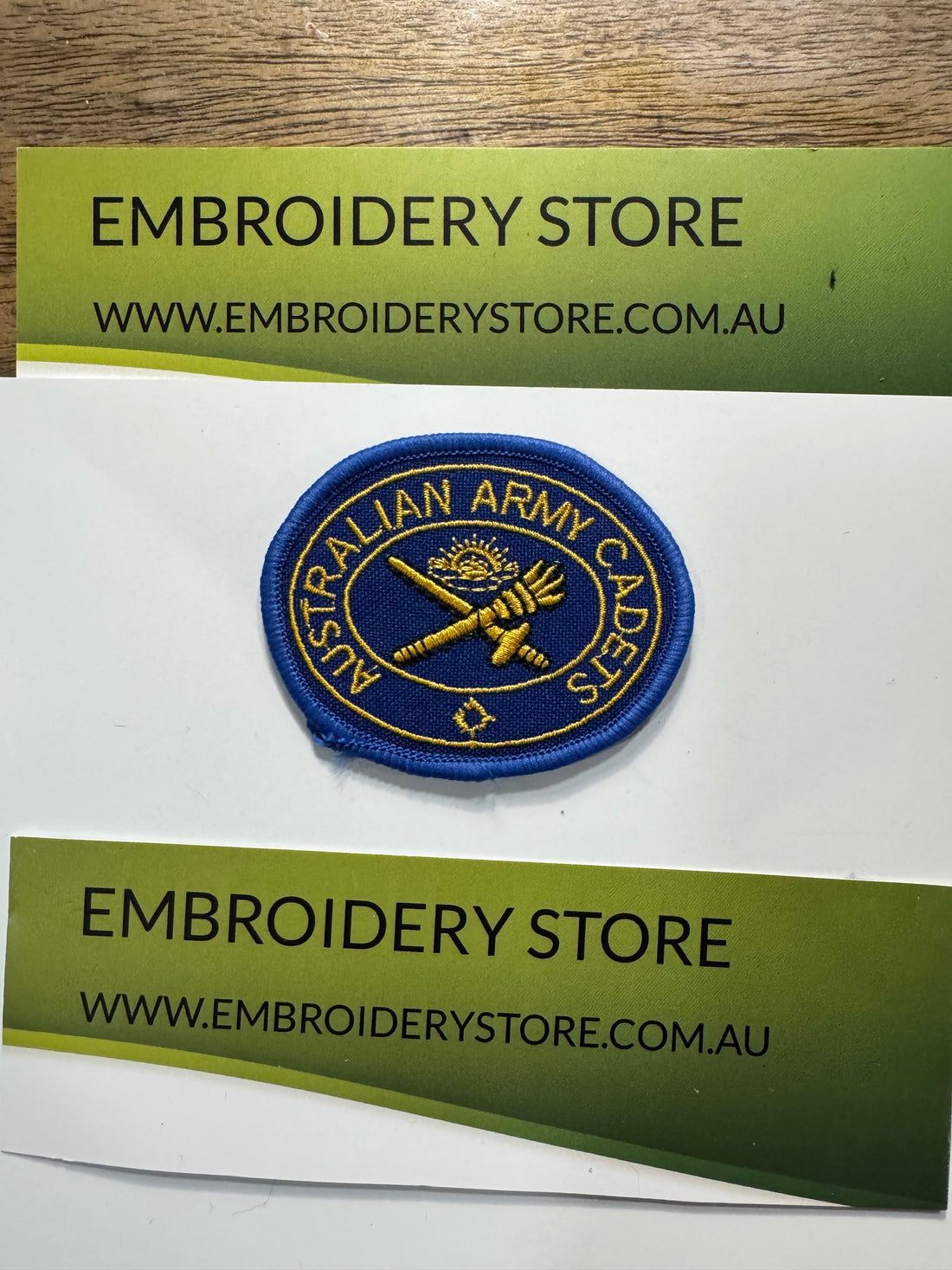AUSTRALIAN ARMY CADETS BISCUIT BLUE