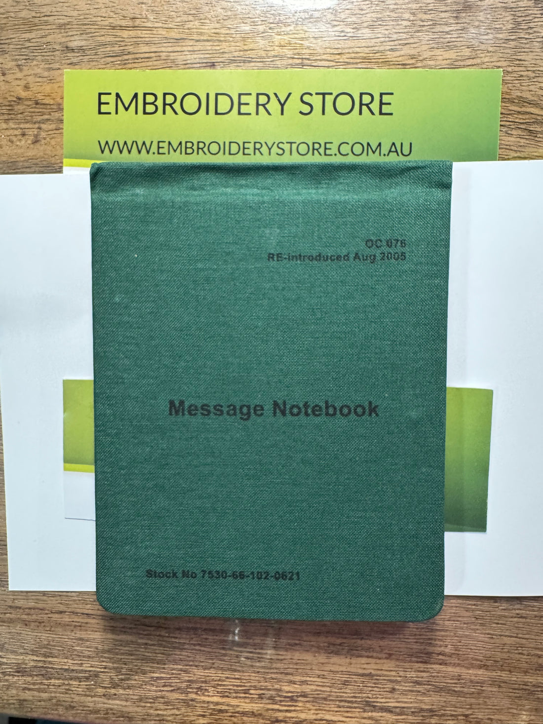 field Message  Notebook