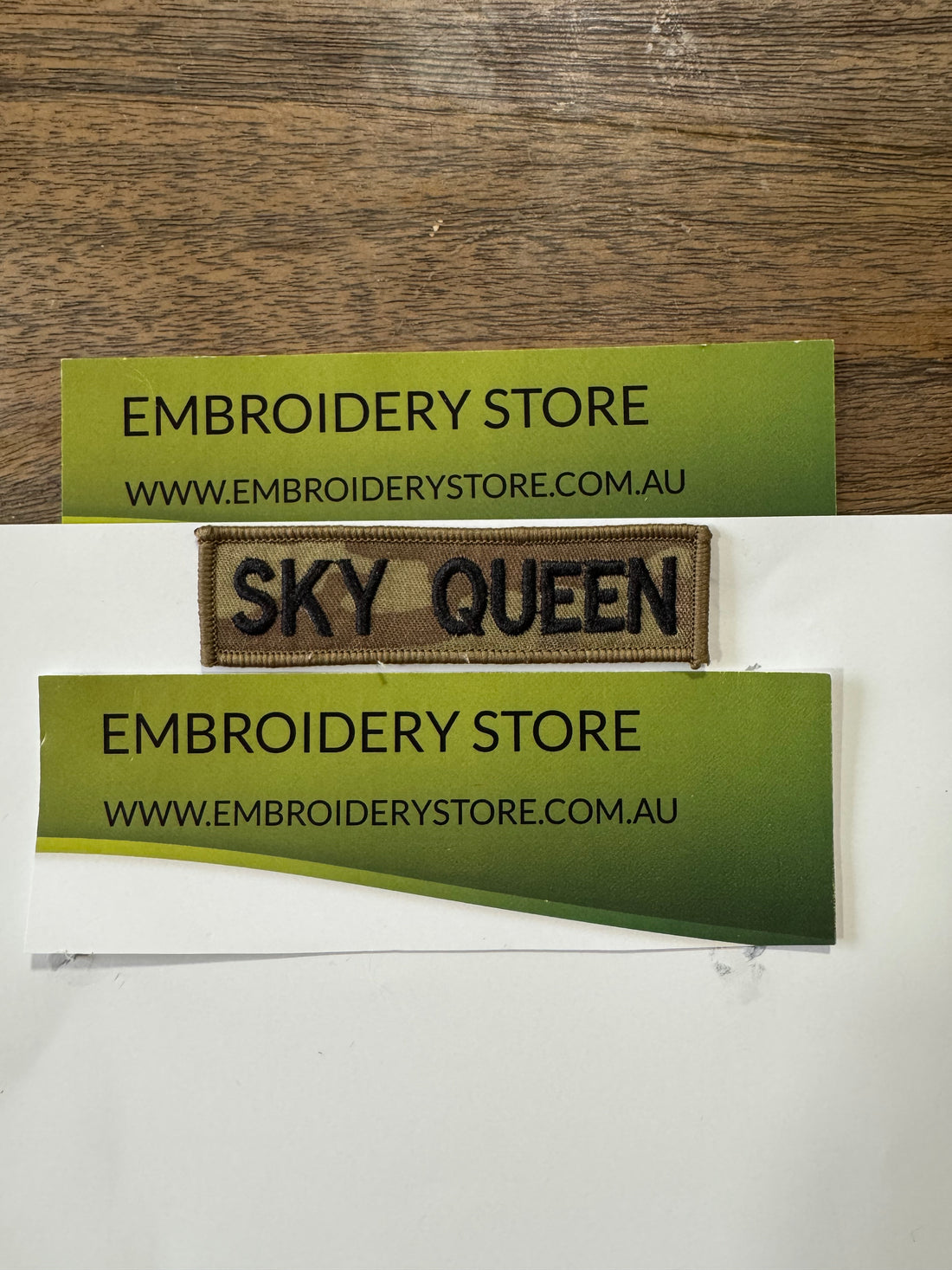 Custom made patch