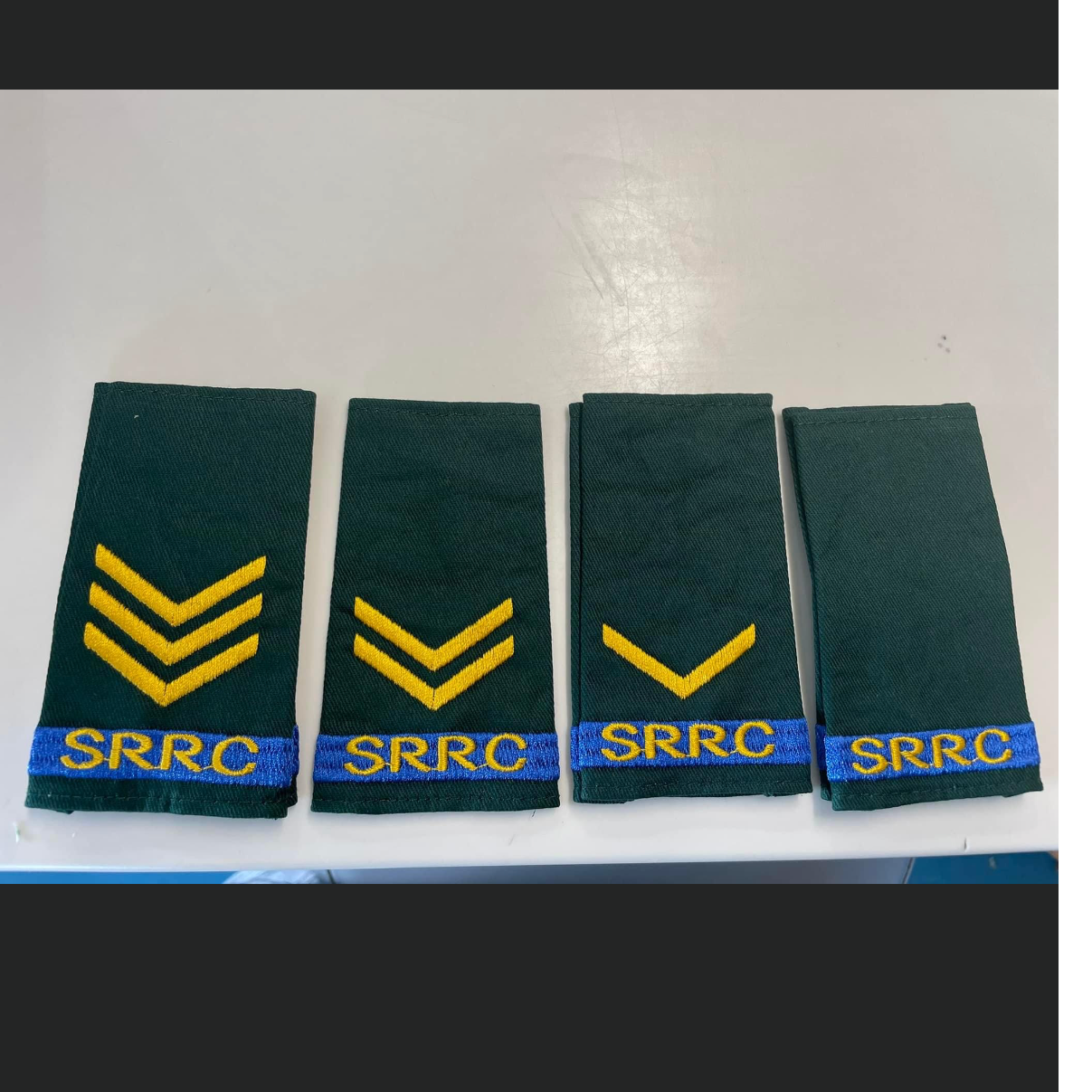 CUSTOM MADE PATCHES/ RANKS